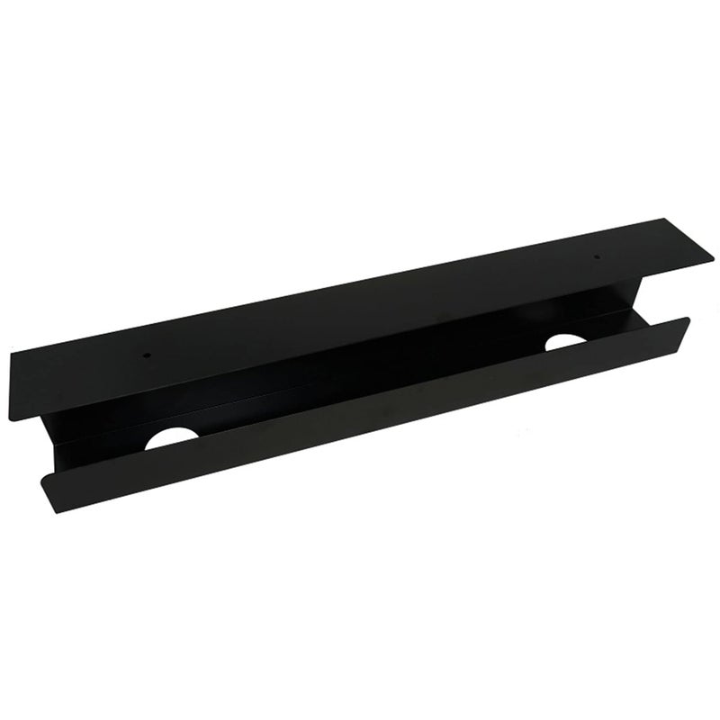 PROGRESSIVE AUTOMATIONS Under Desk Cable Tray Organizer - Black (DO-06-Black) - Image 3
